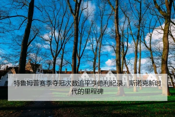 特鲁姆普赛季夺冠次数追平亨德利纪录，斯诺克新时代的里程碑